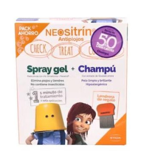 NEOSITRIN PACK CHAMPU + GEL + LENDRERA