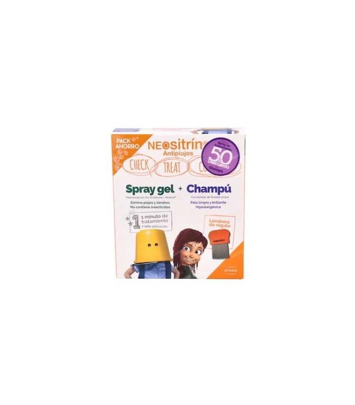 NEOSITRIN PACK CHAMPU + GEL + LENDRERA