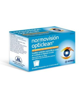 NORMOVISION OPTICLEAN 30 toallitas