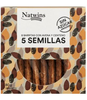 BARRITAS DE 5 SEMILLAS 80gr.