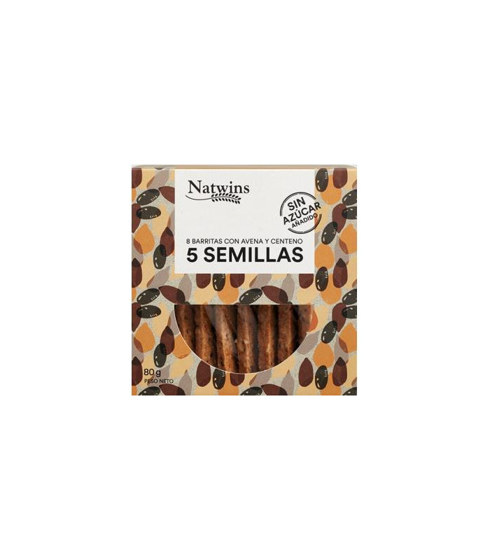BARRITAS DE 5 SEMILLAS 80gr.
