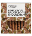 BARRITAS DE SEMILLAS DE CALABAZA Y CHOCOLATE 80gr.