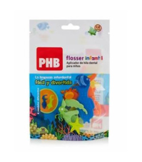 PHB APLICADOR HILO DENTAL FLOSSER INF PE 16ud