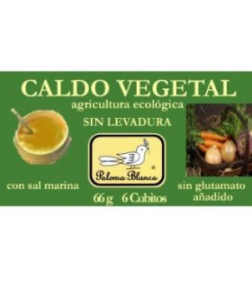 CALDO VEGETAL SIN LEVADURA 6ubitosx66 gr ECO