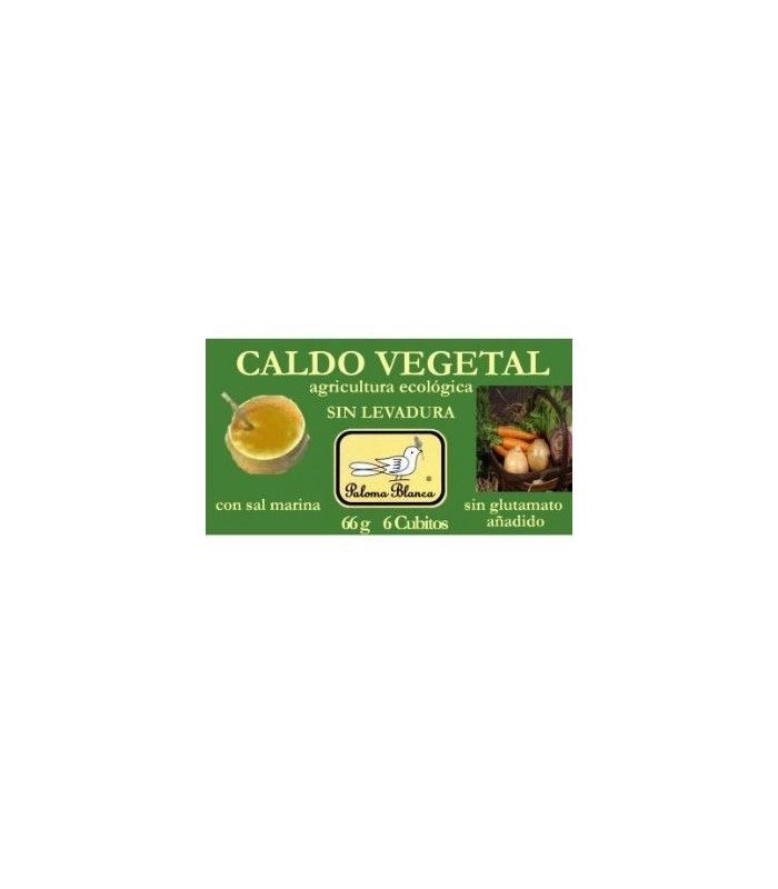 CALDO VEGETAL SIN LEVADURA 6ubitosx66 gr ECO
