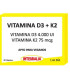 VITAMINA D3+K2 30cap. VEGAN