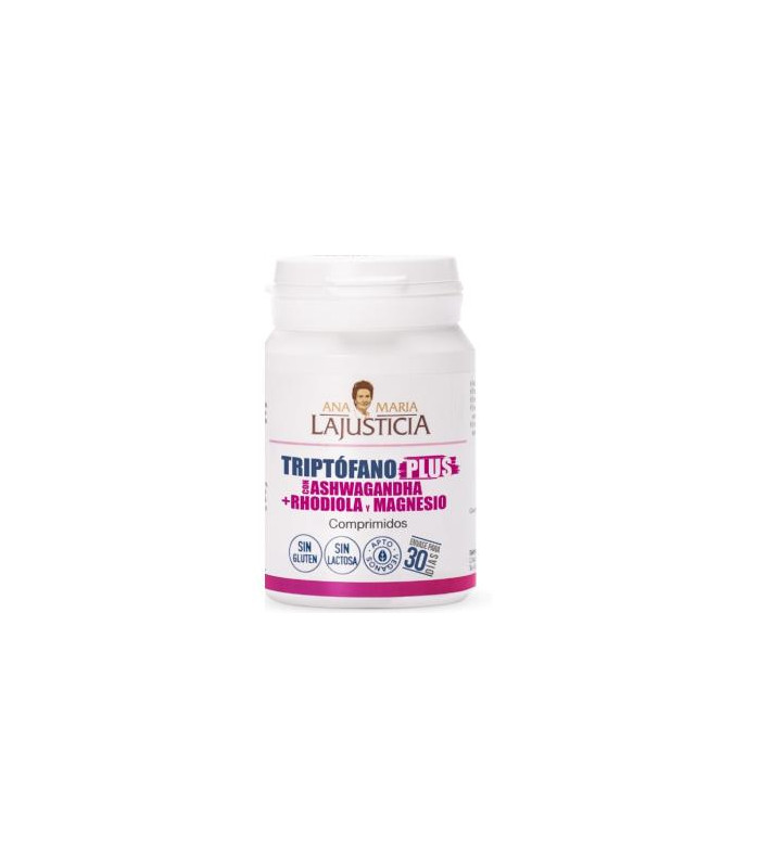 TRIPTOFANO PLUS con ashwagandha+rhodiola+MG 60comp