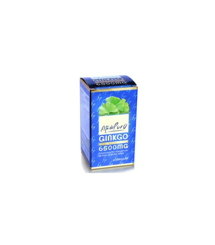 GINKGO 6500mg. 40cap. ESTADO PURO