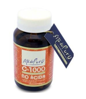 VITAMINA C-1000 no acida 100comp. ESTADO PURO