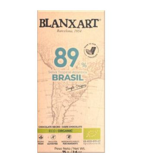 CHOCOLATE NEGRO 89% BRASIL 75 gr ECO