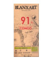 CHOCOLATE NEGRO 91% CONGO 75 gr ECO