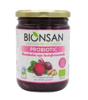 REMOLACHA ROJA lactofermentada jengibre 420gr. ECO