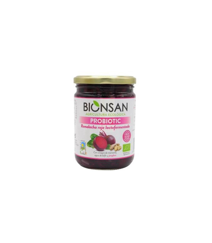 REMOLACHA ROJA lactofermentada jengibre 420gr. ECO
