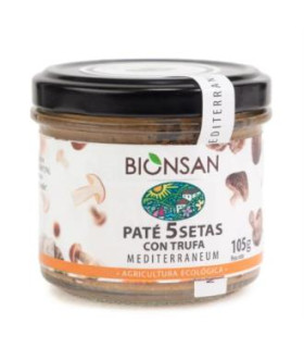 PATE 5 SETAS con trufa 105gr. ECO VEGAN