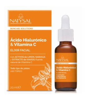 ELIXIR FACIAL acido hialuronico y vitamina c 20ml.