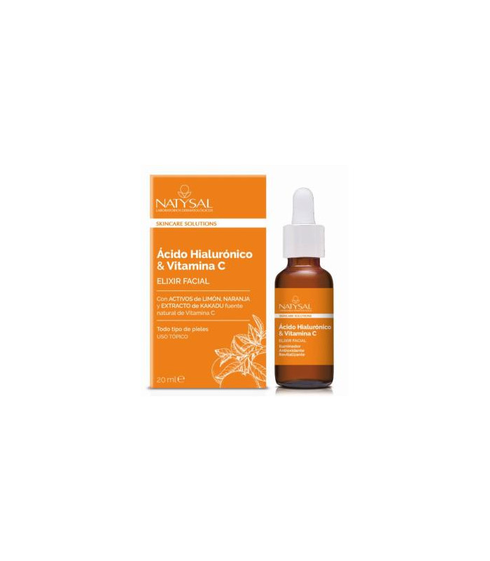 ELIXIR FACIAL acido hialuronico y vitamina c 20ml.