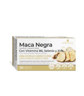MACA NEGRA con B6, selenio y zinc 30cap.