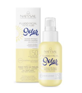 SOLAR SPF50  facial  resistente agua 50 ml