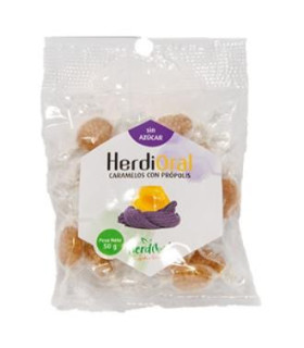 HERDIORAL CARAMELOS PROPOLIS bolsa 50gr.