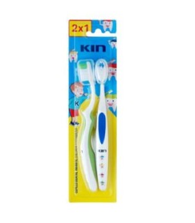 CEPILLO DENTAL KIN INFANTIL + 3 AÑOS 2x1