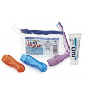 CEPILLO DENTAL KIN VIAJE+PASTA 25gr.