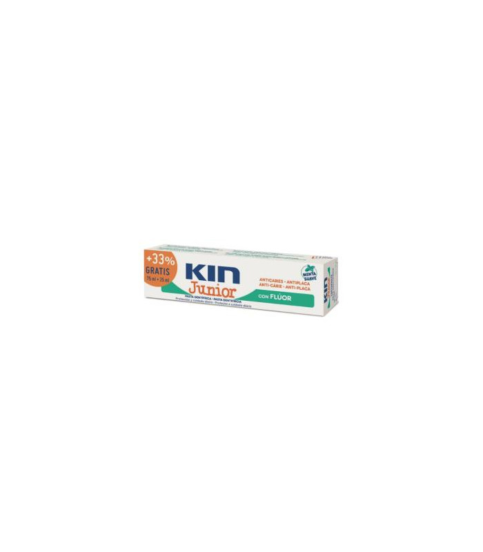 KIN JUNIOR PASTA DENTAL INF MENTA SUAVE 75+25ml.