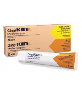 GINGIKIN B5/PLUS PASTA DENTAL DIARIO PACK 2x125ml.