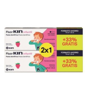 FLUOR KIN INFANTIL PASTA 75ml+25ml 2x1