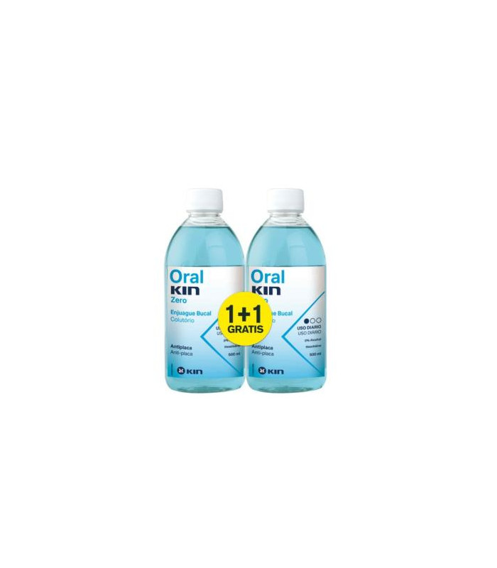 PACK ORALKIN ZERO ENJUAGE 500ml 2x1