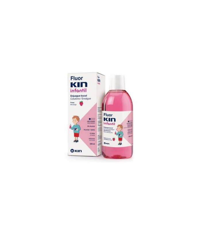 FLUORKIN INFANTIL FRESA ENJUAGE 500ml