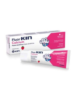 FLUOR KIN CALCIO PASTA INFANTI FRESA 2-6 A 75ml