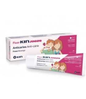 FLUOR KIN JUNIOR GEL 6-12 AÑOS FRESA 75ml 800 PPM
