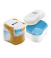 CONTENEDOR KIN ORO BAÑO PROTESIS DENTAL 1 BLANCO