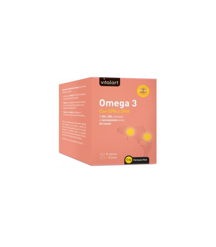 VITALART OMEGA 3 EPA+DHA 30cap+30perlas.