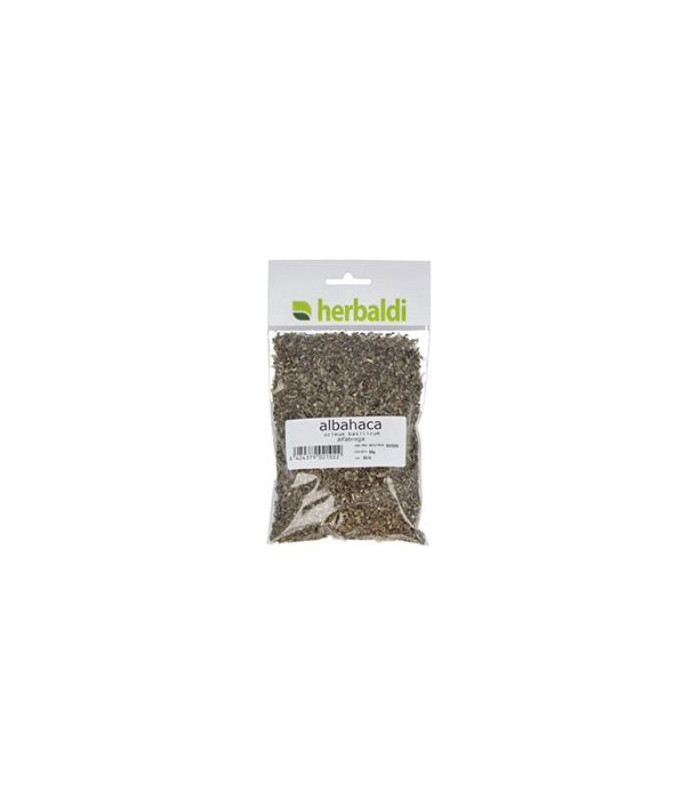 HIERBA ALBAHACA hoja triturada 50gr.