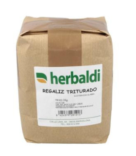 HIERBA REGALIZ raiz triturada 1kg.