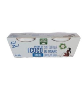 POSTRE DE COCO con cacao 2x125gr