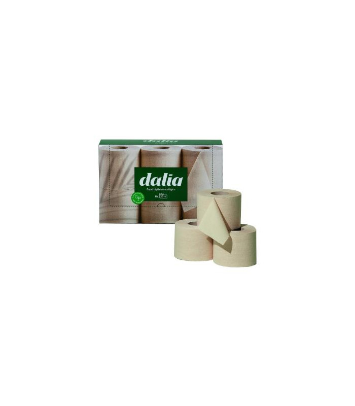 PAPEL HIGIENICO DOBLE CAPA sin blanquear 6roll BIO
