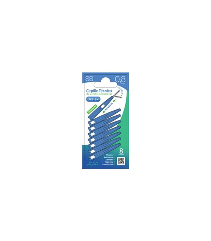 CEPILLO INTERDENTAL RETRACTIL 0,8mm 8ud.