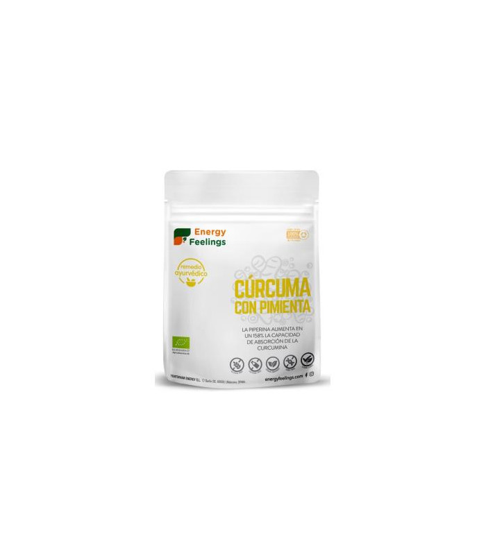 CURCUMA CON PIMIENTA polvo 200gr. ECO VEGAN SG