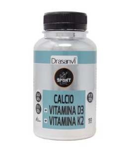 CALCIO VITAMINA D3+K2 90 comp. SPORT LIVE