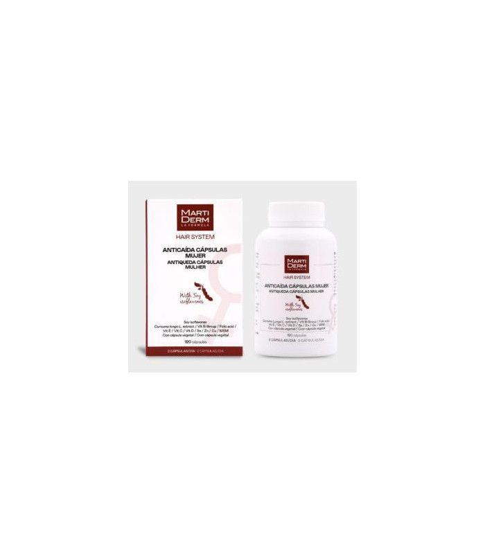 MARTIDERM HAIR SYSTEM ANTICAIDA MUJER 90 caps