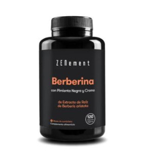 BERBERINA con pimienta negra y cromo 120caps.