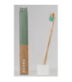 BANBU cepillo dental adulto suave verde.