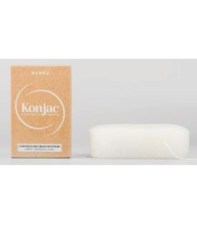 KONJAC esponja corporal exfoliante blanca 5gr.