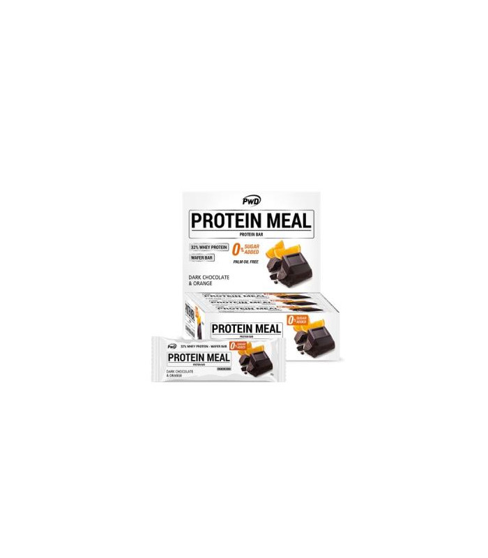 PROTEIN MEAL barritas  chocolate negro-naranja 12u