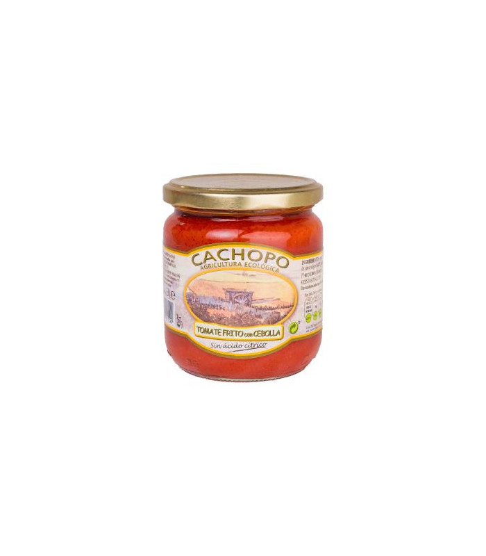 TOMATE FRITO  con cebolla 370ml.  ECO