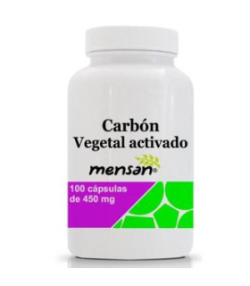 CARBON VEGETAL activado 450mg 100cap.