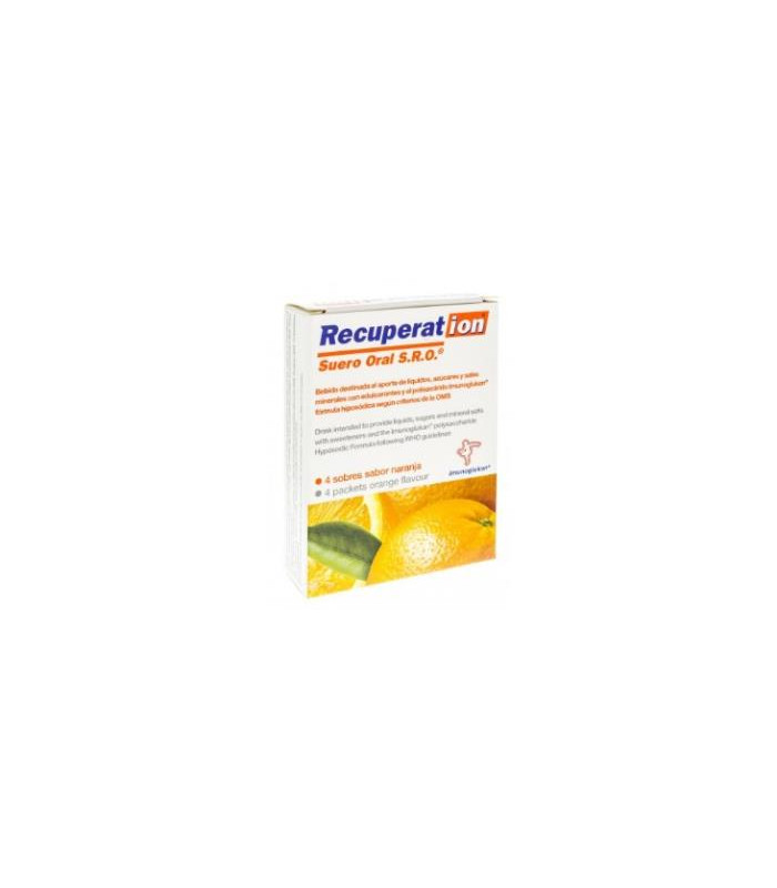 RECUPERAT-ION suero oral sabor naranja 4sbrs.