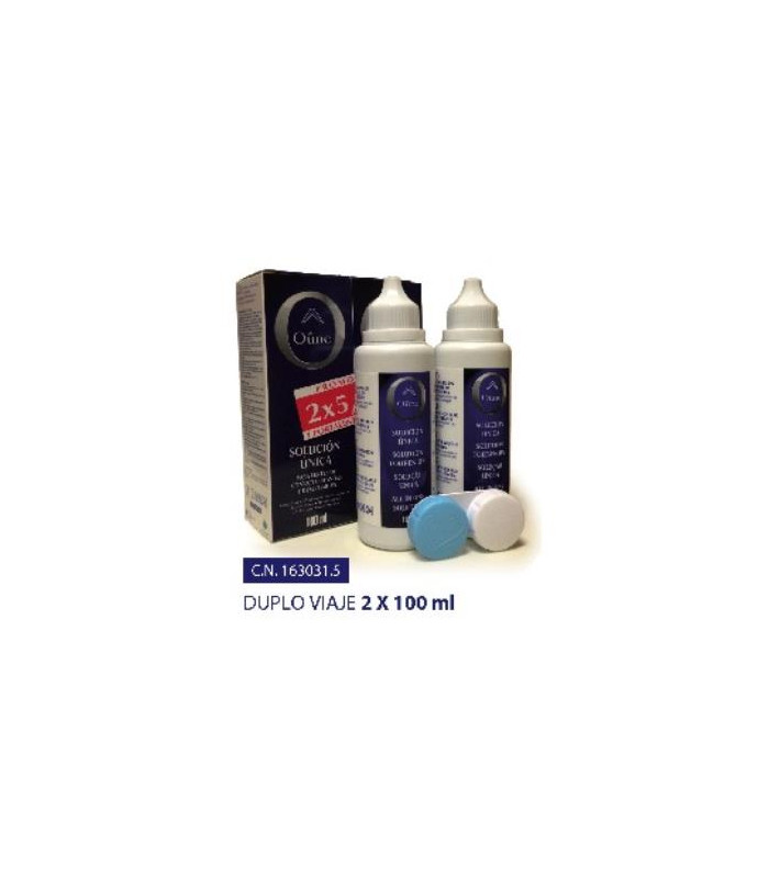 OUNE solucion unica lentillas pack viaje 2x100ml
